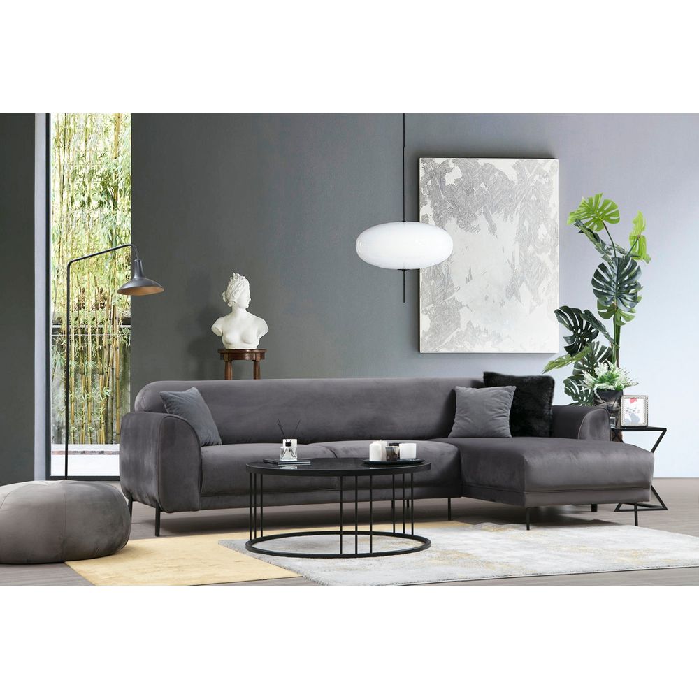 Kutna Sofa na Razvlačenje - Anthracite (L3-Chl) slika 1