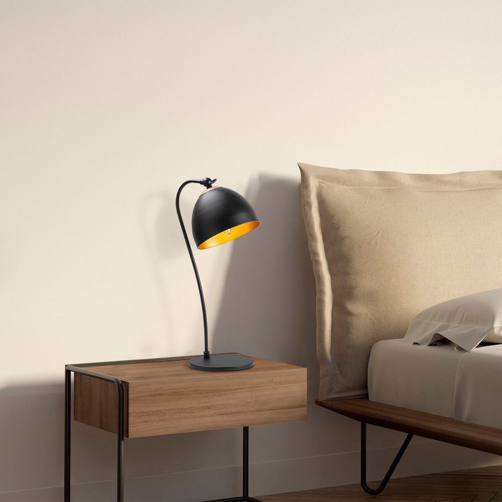 Acuka 12295 Crna Zlata Stolna Lampa slika 3