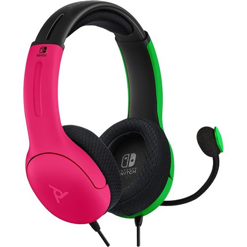 PDP NINTENDO SWITCH WIRED HEADSET LVL40 PINK / GREEN slika 9