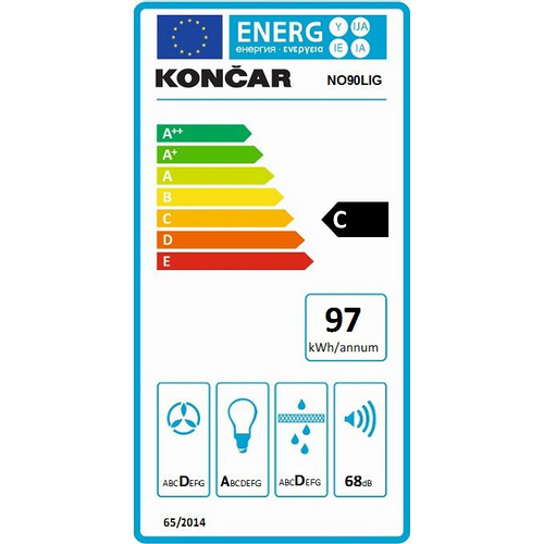 Končar otočna napa NO90LIG slika 2