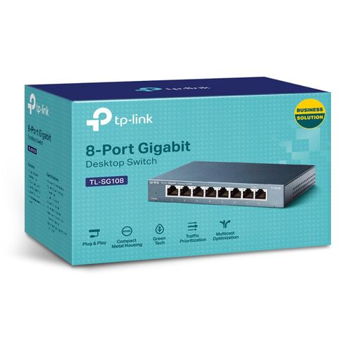 Switch TP-LINK TL-SG108 Gigabit 10/100/1000Mbps slika 2