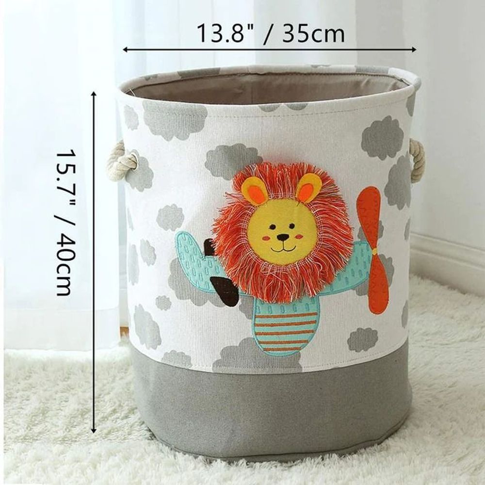 Kinder Home Korpa za igračke Lav, 35x40cm slika 6