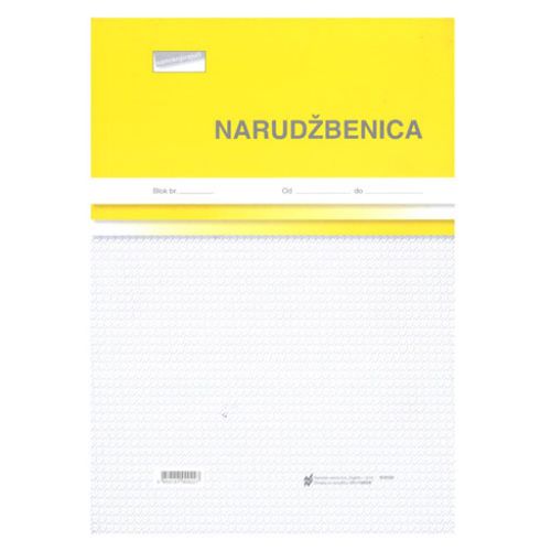 I-14/NCR NARUDŽBENICA A-4; Blok 100 listova, 21 x 29,7 cm slika 1