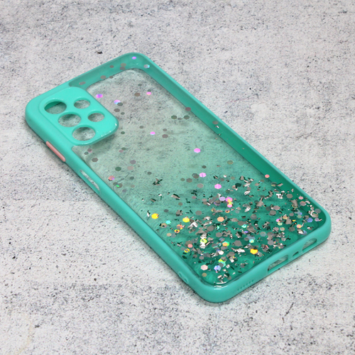 Maska Frame Glitter za Samsung A135F Galaxy A13 4G mint slika 1