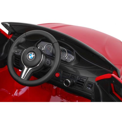 Licencirani auto na akumulator BMW X6M - crveni/lakirani slika 8