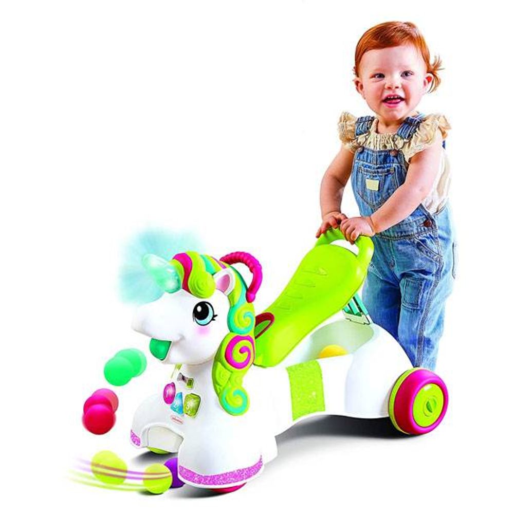 Infantino 227018 Guralica 3U1 Sit, Walk & Ride - Jednorog slika 3