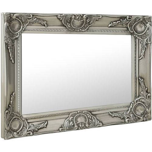 Zidno ogledalo u baroknom stilu 60 x 40 cm srebrno slika 19
