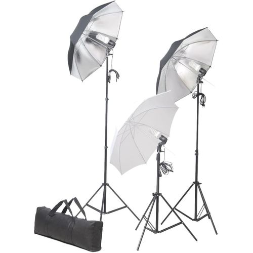 Oprema za fotografski studio sa setom svjetiljki i pozadinom slika 24