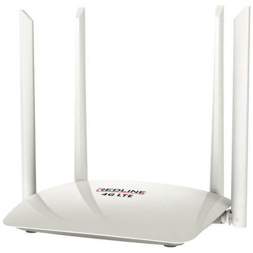 REDLINE Wireless N Router,4G LTE,2 port,300 Mbps,4 x 5 dBi antena - LTE-20 slika 1