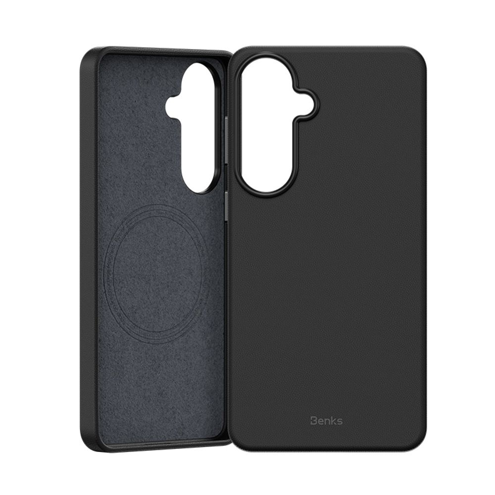 Benks Magnetic Vita Pro silikonska maskica za Samsung Galaxy S26 crna slika 2