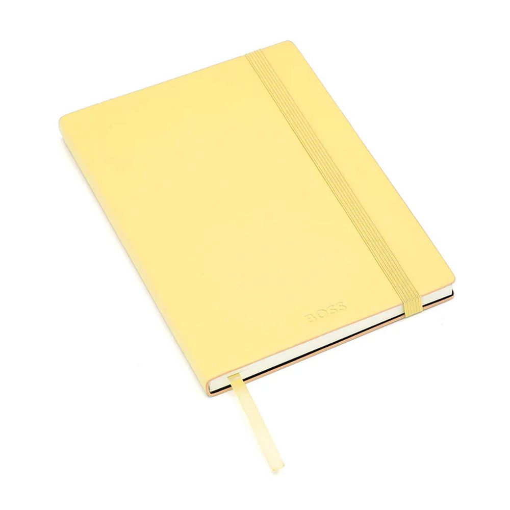 Hugo Boss notes A5 Classic Light HNH422SL, pastelno žuti slika 4