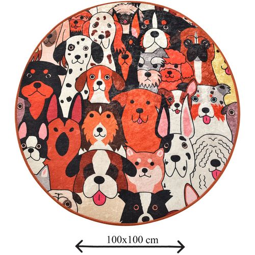 Colourful Cotton Prostirka kupaonska Dogs (100) slika 3