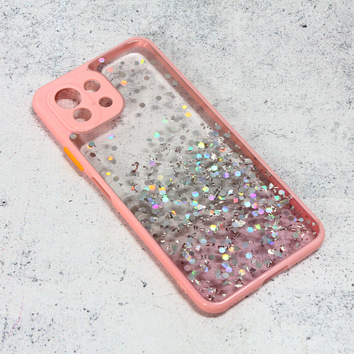 Torbica Frame Glitter za Xiaomi Mi 11 Lite roze slika 1