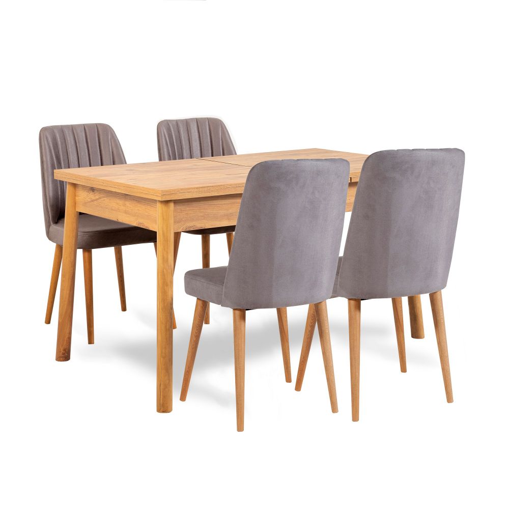 Costa Atlantice - Sivi Set Stola i Stolica (5 Komada) slika 2
