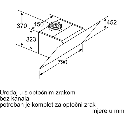 Bosch zidna napa DWK87CM60 slika 12