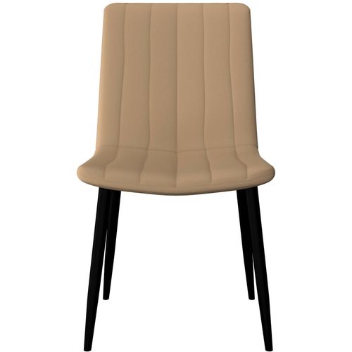 Blagovaonske stolice od umjetne kože 6 kom krem slika 3