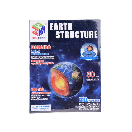 3D Puzzle s planetom Zemljom 50 kom.  slika 5