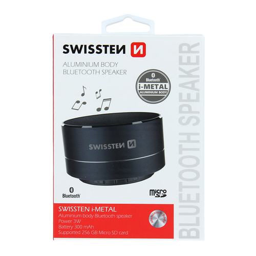 Bluetooth zvucnik Swissten 3W crni slika 3