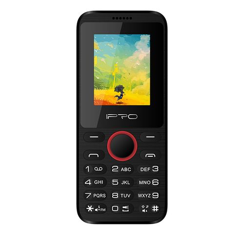 IPRO A6 mini black-red Feature mobilni telefon 2G/GSM/DualSIM/32MB/Srpski slika 1