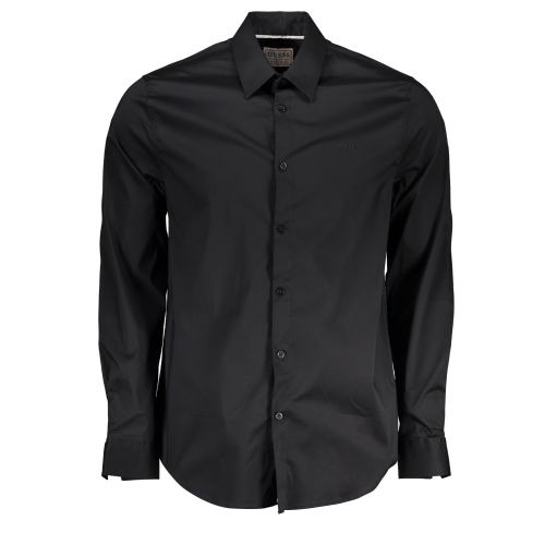 GUESS JEANS MEN'S LONG SLEEVE SHIRT BLACK slika 1