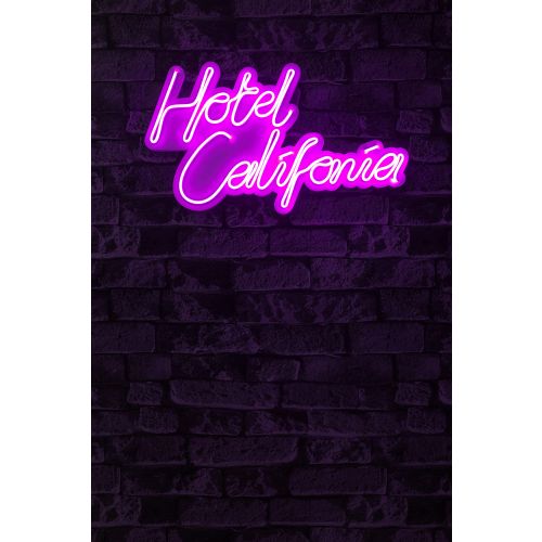 Wallity Ukrasna plastična LED rasvjeta, Hotel California - Pink slika 9