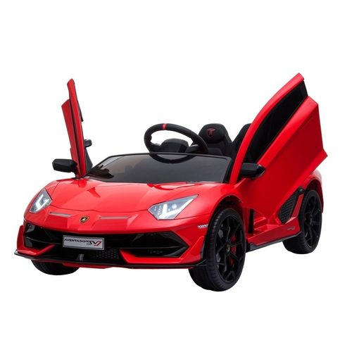 Licencirani auto na akumulator Lamborghini Aventador - crveni slika 7