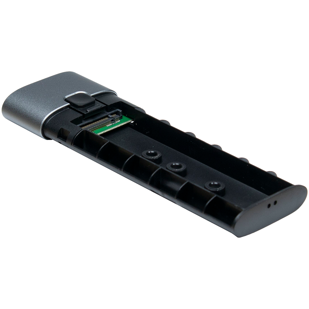 Inter-tech GD-MS013 Kućište za SSD M.2 USB C sa Kablom, Aluminijum slika 3