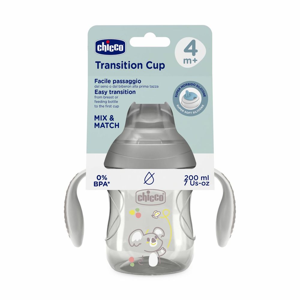 Chicco Čaša za bebe Transition Cup, Grey slika 1
