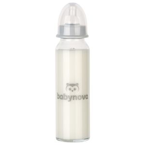 BABY NOVA Staklena flašica za bebu 0m+ 240ml