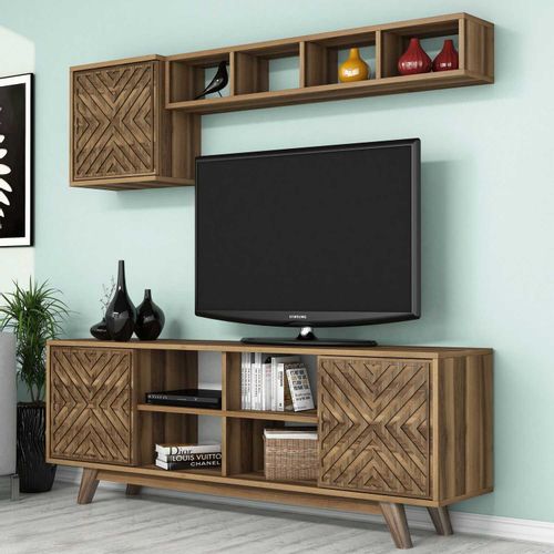 Woody Fashion TV jedinica, İnci - Walnut slika 3