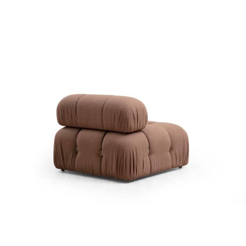 Bubble O1 - Jednoseda Braon Bouclette Sofa slika 2