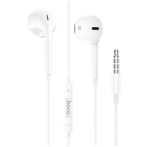 hoco. Slušalice sa mikrofonom, 3.5 mm, 1.2 met. - M80 Original series, 3.5mm, White