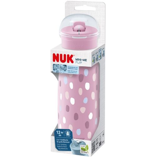 NUK Flašica za vodu Mini-Me Flip 12m+ 450ml, Lila slika 4