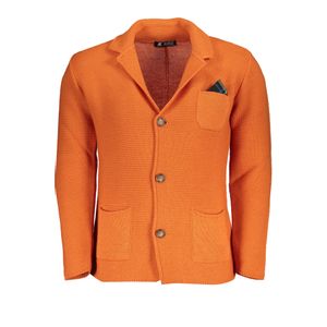 US GRAND POLO CARDIGAN MEN ORANGE