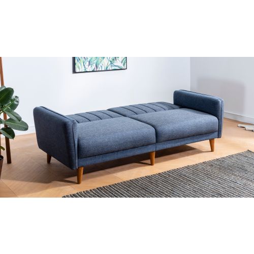 Komplet troseda i fotelje Atelier Del Sofa Aqua-TKM06-1048 u tamnoplavoj boji slika 6