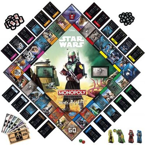 HASBRO GAMING: MONOPOLY STAR WARS BOBA FETT EDITION slika 4