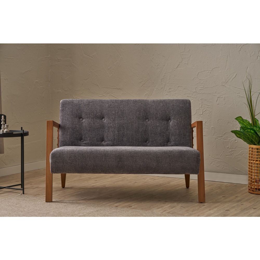 Kemer - Siva Sofa za Dva Sjedišta slika 2