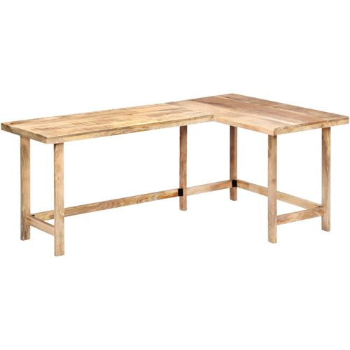 Radni stol od masivnog drva manga 180 x 120 x 76 cm slika 39
