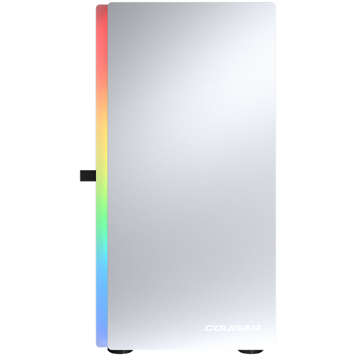 COUGAR | Purity RGB White | PC Case | Mini Tower / TG Front Panel with ARGB strip / 1 x ARGB Fan / 3mm TG Left Panel slika 2