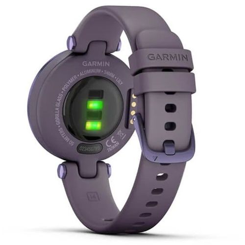 GARMIN Lily Sport Midnight Orchid Deep Orchid silikonski remen slika 4