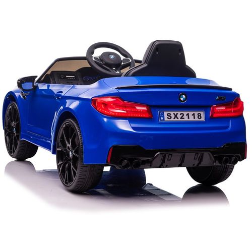 Licencirani BMW M5 DRIFT plavi - auto na akumulator slika 3