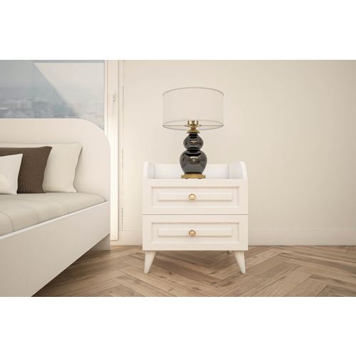 Tango 601 - White White Nightstand slika 1