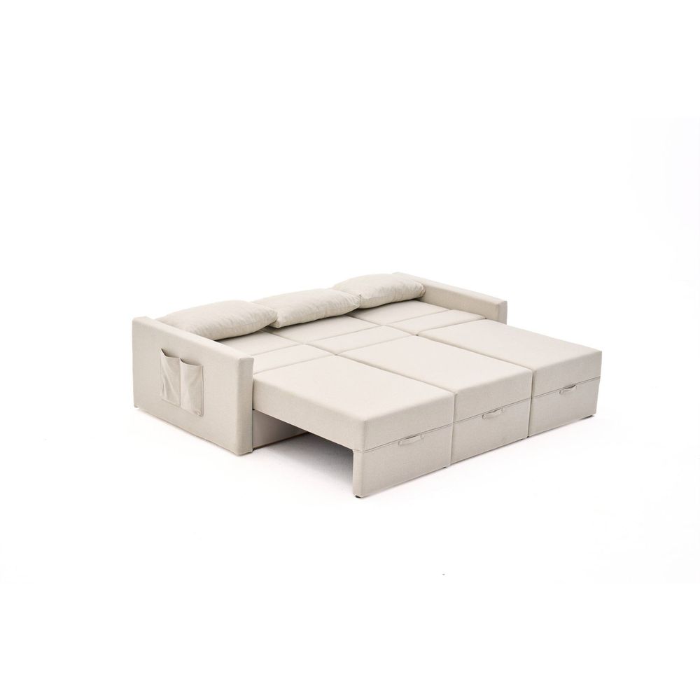 Krevetna sofa u kutu Saros – antracit slika 6