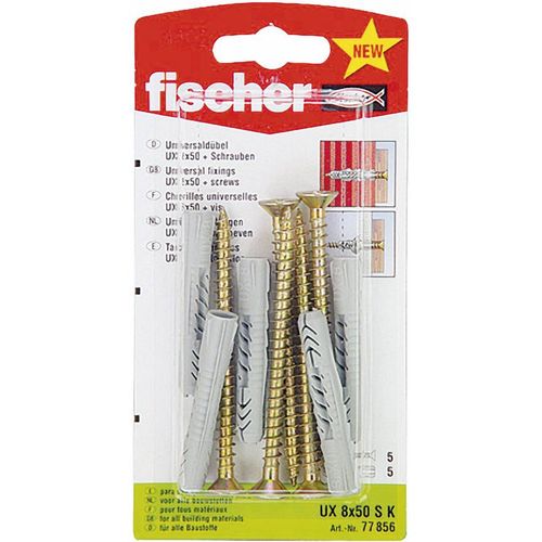 Fischer UX 8 x 50 SK univerzalna tipla 50 mm 8 mm 77856 5 St. slika 1