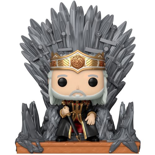 POP figure Deluxe House of the Dragon Viserys on the Iron Throne slika 1
