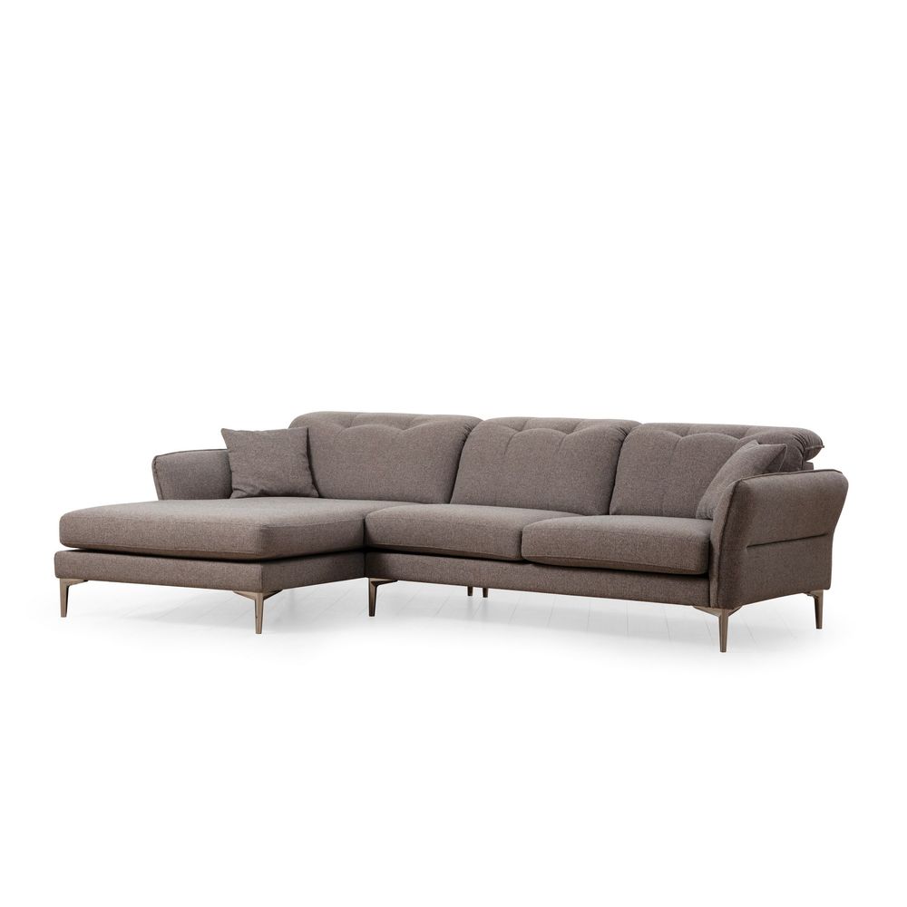 Costor Ugaona Sofa Lijeva Siva slika 4