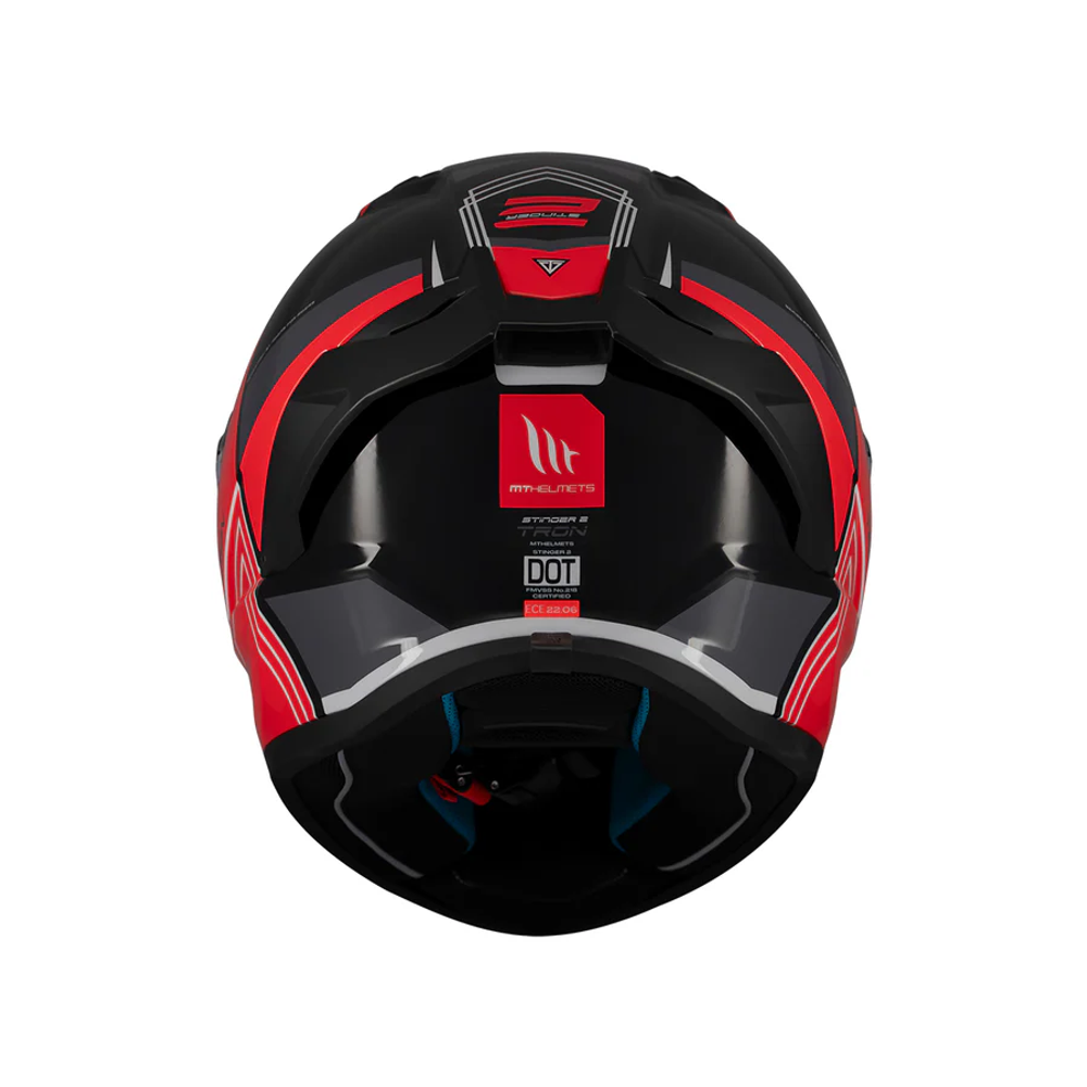 MT Helmets vizir za moto kacigu Stinger 2 Tron B15 Gloss slika 3
