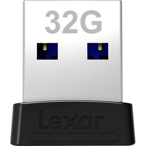 Lexar JumpDrive S47 USB3.1 32GB ,Black Plastic Housing, up to 250MB/s