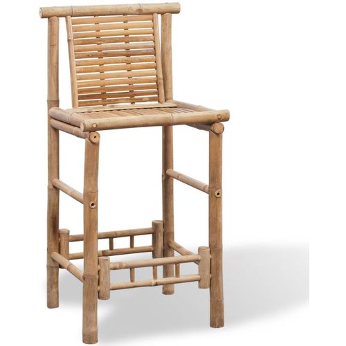 Barski stolci od bambusa 2 kom slika 10