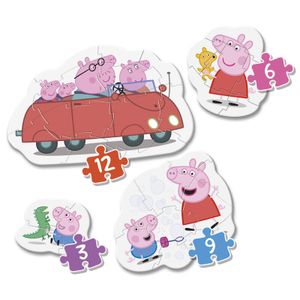 Peppa Pig My First Puzzle 3-6-9-12 kom